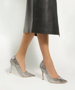 Dune London ATLANTA - METALLIC-Women Heels