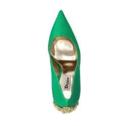 Dune London AUDLEY - GREEN-Women Heels