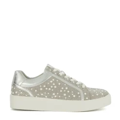 Dune London EVERLEAS - SILVER-Women Flat Shoes | Trainers