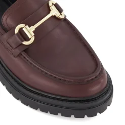 Dune London GALLAGHER - BURGUNDY-Women Flat Shoes | Loafers