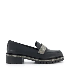 Dune London GLITTERING - BLACK-Women Flat Shoes | Loafers