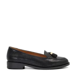 Dune London GLOBAL - BLACK-Women Flat Shoes | Wide Fit Shoes