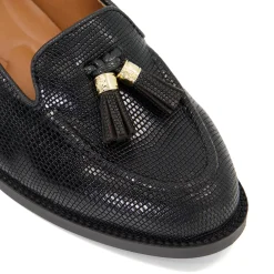 Dune London GLOBAL - BLACK-Women Flat Shoes | Wide Fit Shoes