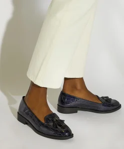 Dune London GLOBAL - NAVY-Women Flat Shoes | Loafers