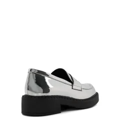 Dune London GRADUAL - SILVER-Women Flat Shoes | Loafers