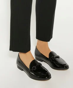 Dune London GRANDEUR - BLACK-Women Flat Shoes | Loafers