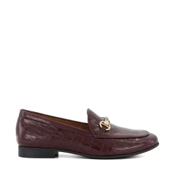 Dune London GRANDEUR - BURGUNDY-Women Flat Shoes | Loafers