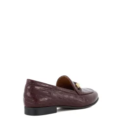 Dune London GRANDEUR - BURGUNDY-Women Flat Shoes | Loafers