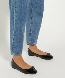 Dune London HALLO - BLACK-Women Flat Shoes | Ballet Pumps