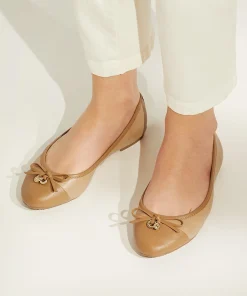Dune London HALLO - CAMEL-Women Flat Shoes | Ballet Pumps