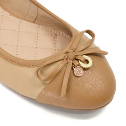 Dune London HALLO - CAMEL-Women Flat Shoes | Ballet Pumps