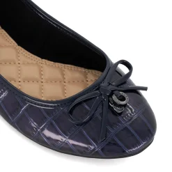 Dune London HALLO - NAVY-Women Flat Shoes | Ballet Pumps