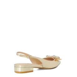 Dune London HAPPIEST - GOLD-Women Flat Shoes | Ballet Pumps