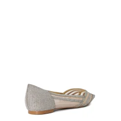 Dune London HARLENES - PEWTER-Women Flat Shoes | Ballet Pumps