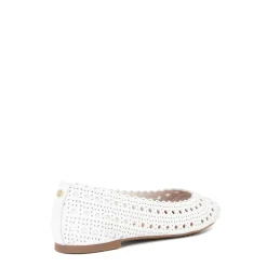 Dune London HARLOWS - WHITE-Women Flat Shoes | Ballet Pumps