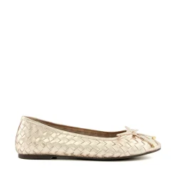Dune London HARTLYNS - GOLD-Women Flat Shoes | Ballet Pumps