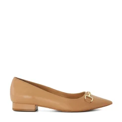 Dune London HAYDENNE - CAMEL-Women Flat Shoes | Ballet Pumps