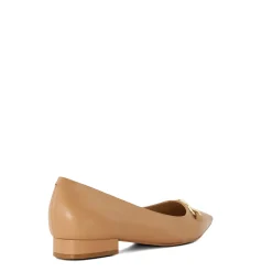 Dune London HAYDENNE - CAMEL-Women Flat Shoes | Ballet Pumps