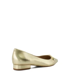 Dune London HAYDENNE - GOLD-Women Flat Shoes | Ballet Pumps