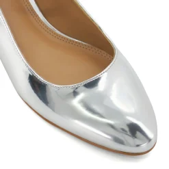 Dune London HIPPLIE - SILVER-Women Flat Shoes | Ballet Pumps