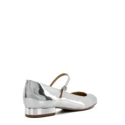 Dune London HIPPLIE - SILVER-Women Flat Shoes | Ballet Pumps