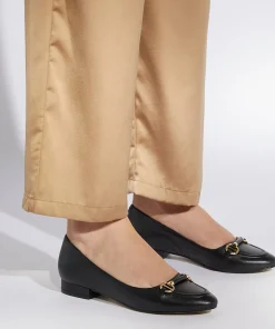 Dune London HIPPY - BLACK-Women Flat Shoes | Ballet Pumps