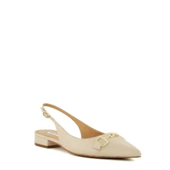 Dune London HOPEFUL - ECRU-Women Flat Shoes | Ballet Pumps