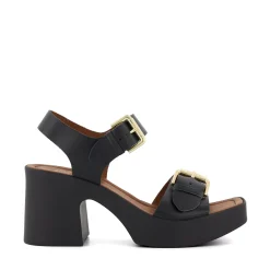 Dune London JENIES - BLACK-Women Heeled Sandals | Block Heeled Sandals