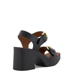 Dune London JENIES - BLACK-Women Heeled Sandals | Block Heeled Sandals