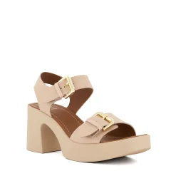 Dune London JENIES - BLUSH-Women Heeled Sandals | Block Heeled Sandals