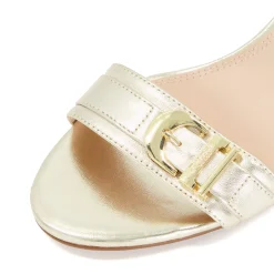 Dune London JESSIE - GOLD-Women Heeled Sandals | Block Heeled Sandals