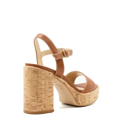 Dune London JODI - TAN-Women Heeled Sandals | Block Heeled Sandals