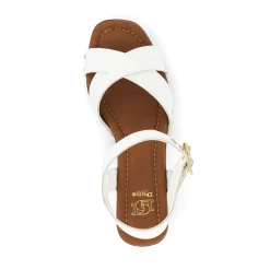 Dune London JUDIE - WHITE-Women Heeled Sandals | Block Heeled Sandals