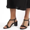 Dune London JUST - BLACK-Women Block Heeled Sandals | Heeled Sandals