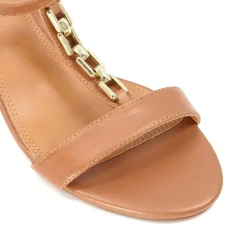 Dune London JUST - TAN-Women Heeled Sandals | Block Heeled Sandals