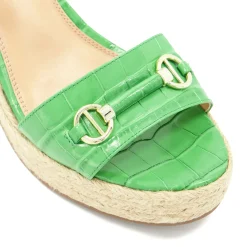 Dune London KAI - GREEN-Women Heeled Sandals | Wedge Sandals