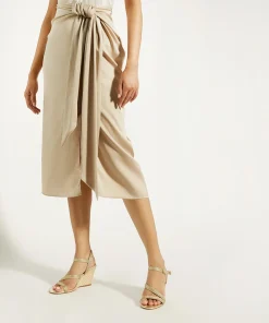 Dune London KAIA - GOLD-Women Heeled Sandals | Wedge Sandals