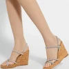 Dune London KALI - SILVER-Women Heeled Sandals | Wedge Sandals