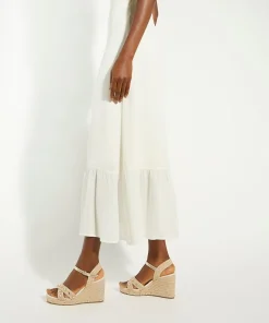 Dune London KAYS - NATURAL-Women Heeled Sandals | Wedge Sandals