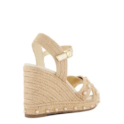 Dune London KAYS - NATURAL-Women Heeled Sandals | Wedge Sandals