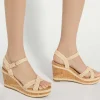 Dune London KELISA - NATURAL-Women Heeled Sandals | Wedge Sandals