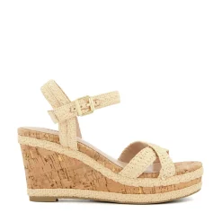 Dune London KELISA - NATURAL-Women Heeled Sandals | Wedge Sandals