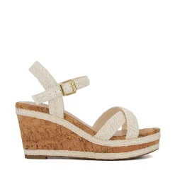 Dune London KELISA - WHITE-Women Heeled Sandals | Wedge Sandals