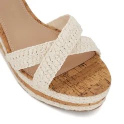 Dune London KELISA - WHITE-Women Heeled Sandals | Wedge Sandals