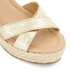 Dune London KIND - GOLD-Women Heeled Sandals | Wedge Sandals