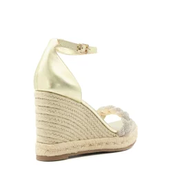 Dune London KINGDOM - GOLD-Women Heeled Sandals | Wedge Sandals