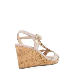 Dune London KOALA - ROSE GOLD-Women Heeled Sandals | Wedge Sandals