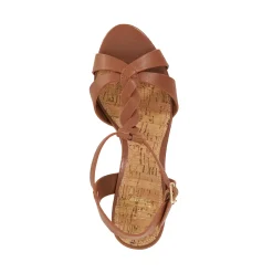 Dune London KOALA - TAN-Women Heeled Sandals | Wedge Sandals