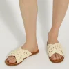 Dune London LEVEL - NATURAL-Women Flat Sandals
