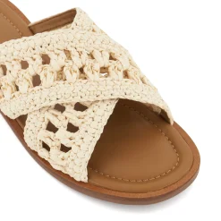 Dune London LEVEL - NATURAL-Women Flat Sandals